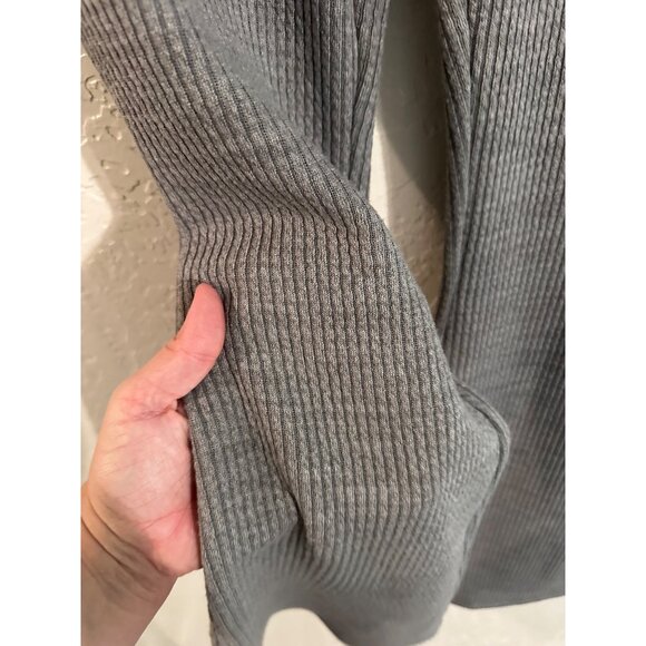 American Eagle Sweater Material Ribbed Flare Pants - Picture 5 of 9